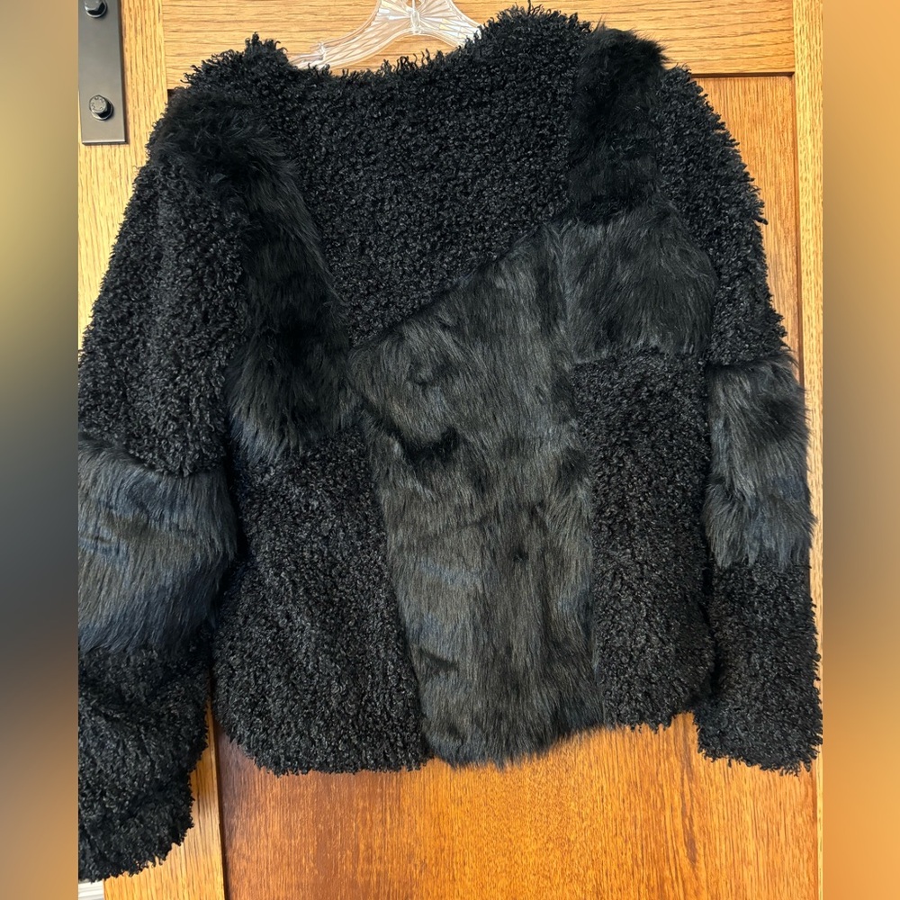 Willow & Root Patchwork Fur Coat - image 3